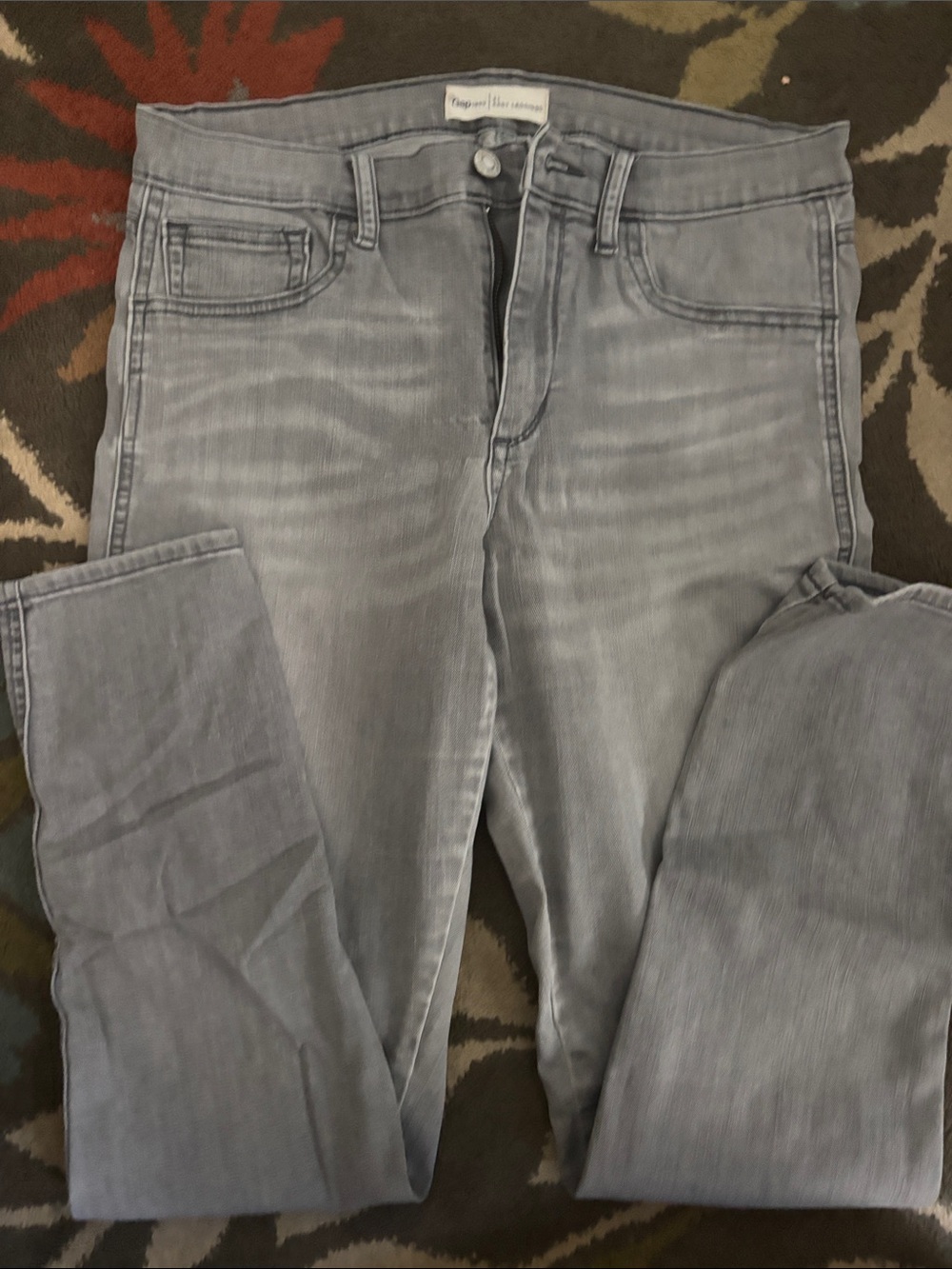GAP Women's Skinny Jeans - Light Gray Wash
